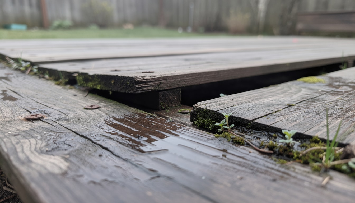 d&eacute;couvrez les causes fr&eacute;quentes pour lesquelles une terrasse ext&eacute;rieure peut se soulever apr&egrave;s l'hiver et comment y rem&eacute;dier efficacement.