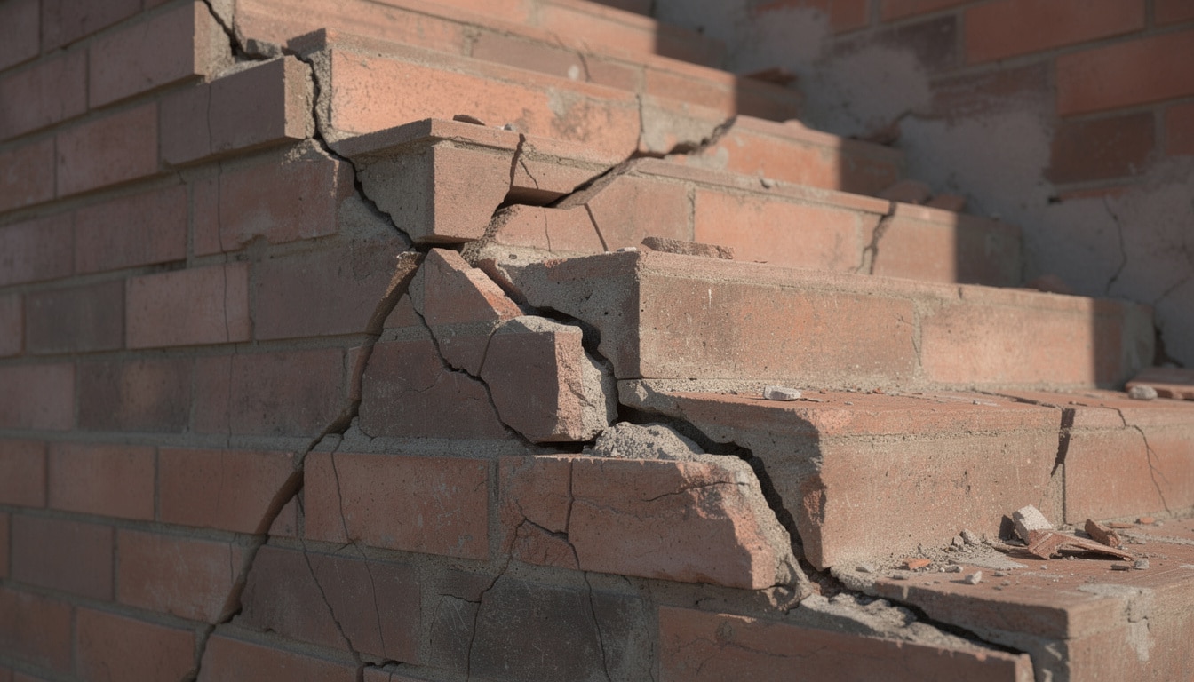 d&eacute;couvrez l'interpr&eacute;tation structurelle des fissures en escalier sur fa&ccedil;ade, leurs causes, implications et solutions pour assurer la stabilit&eacute; de vos constructions.